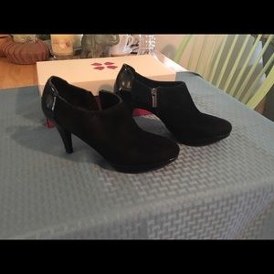 Bandolino Faux Suede Ankle Booties